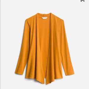 Mustard yellow cardigan sweater Mix by Hawthorn Stitch Fix brand size medium